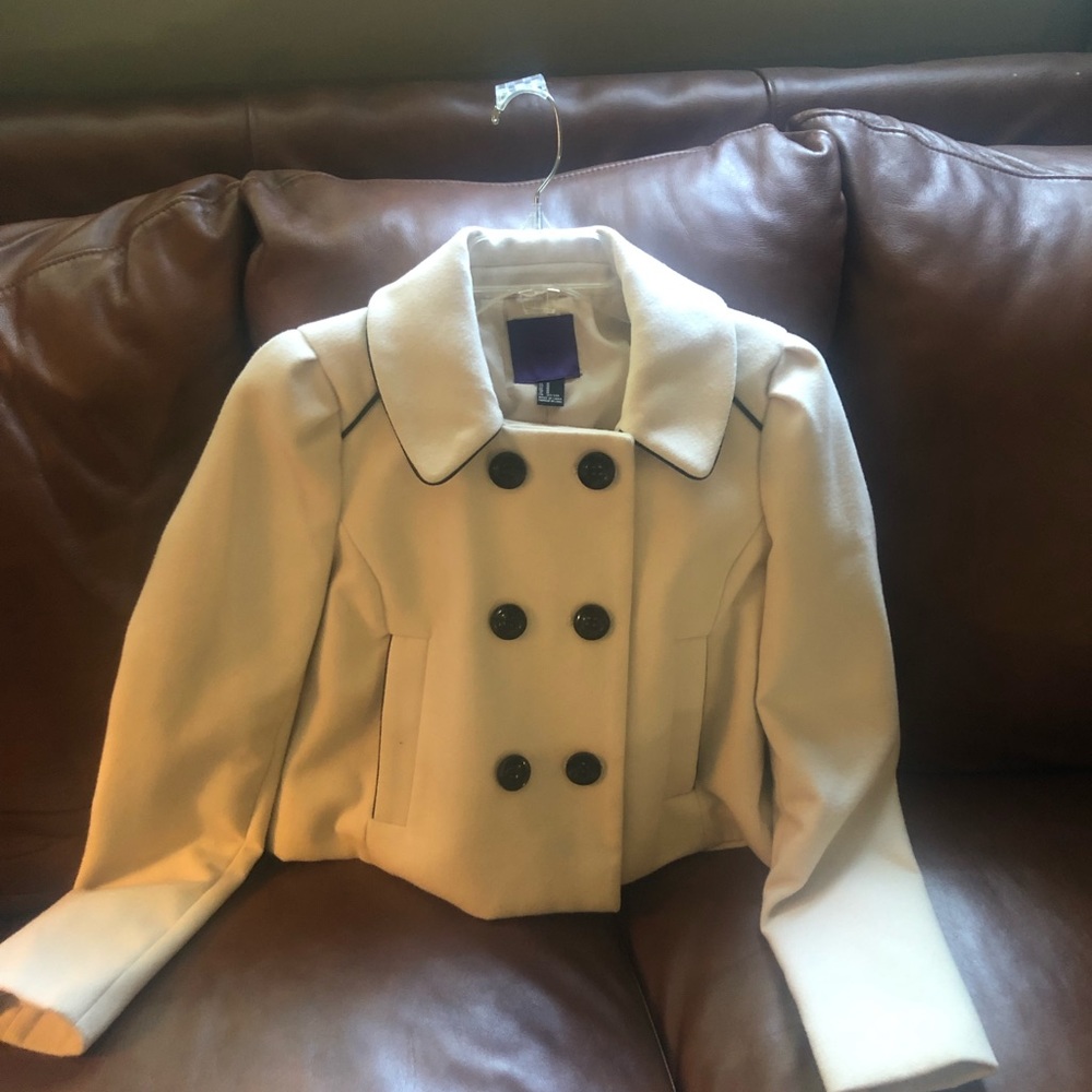 Forever 21, white jacket, size medium